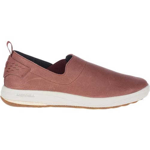 Merrell Women's Gridway Moc Leather Shoes Raisin