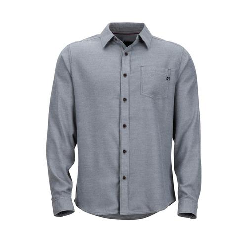Marmot Men's Hobson Midweight Flannel Long-Sleeve Shirt Steelhtr8702