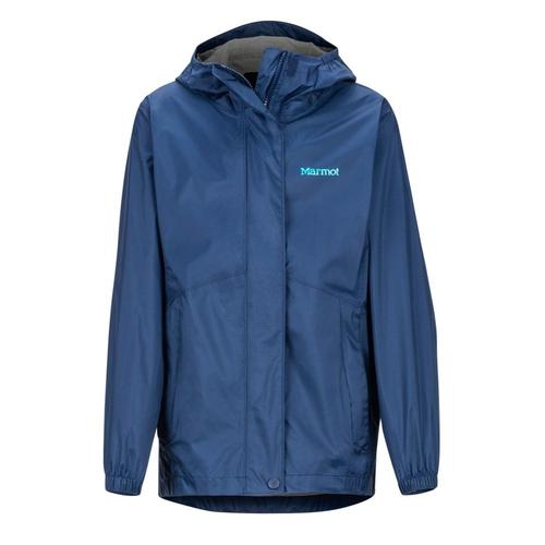 Marmot Girls' PreCip Eco Jacket Navy_2975