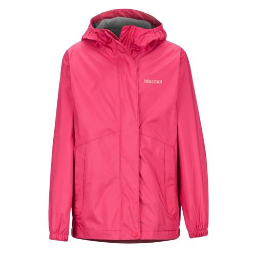 Marmot Girls' PreCip Eco Jacket Pink_7216
