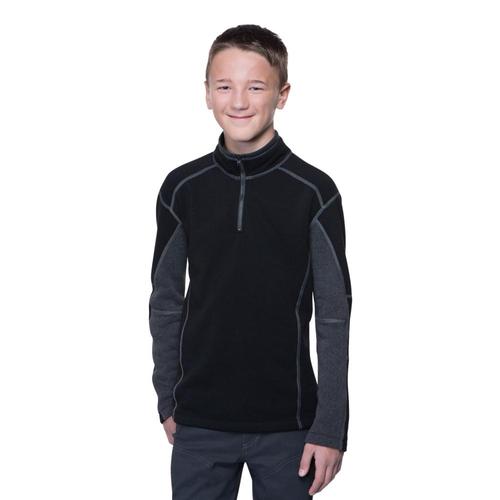 KUHL Boys Revel 1/4 Zip Sweater Black