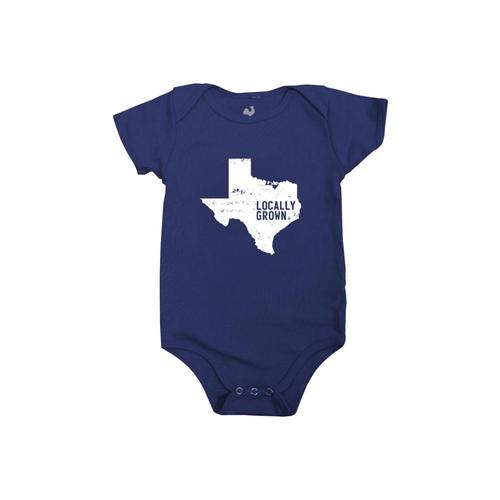 Locally Grown Baby Texas Solid State One-piece Navy