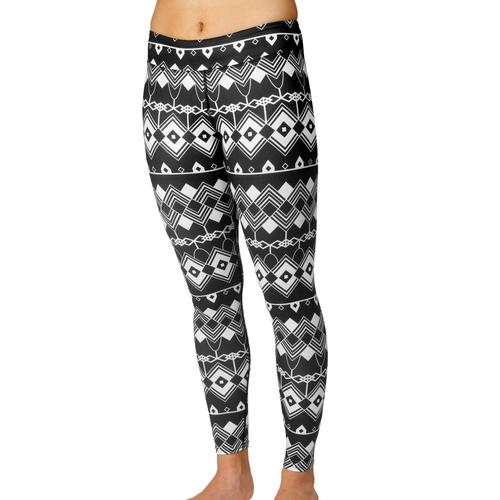 Hot Chillys Women's Micro-Elite Chamois Print Tights Diamon_690