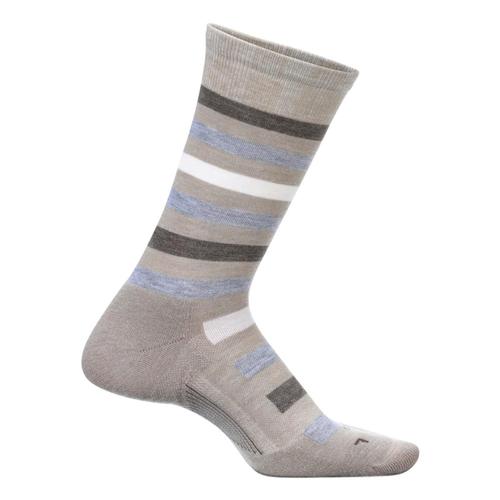 Feetures Women's Atherton Crew Cushion Socks Oatmeal