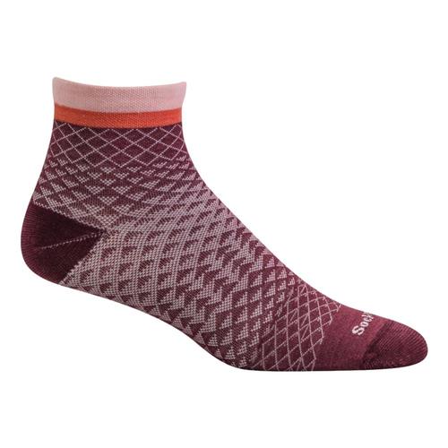 SockWell Women's Plantar Ease Quarter II Plantar Relief Socks Mulbry_515