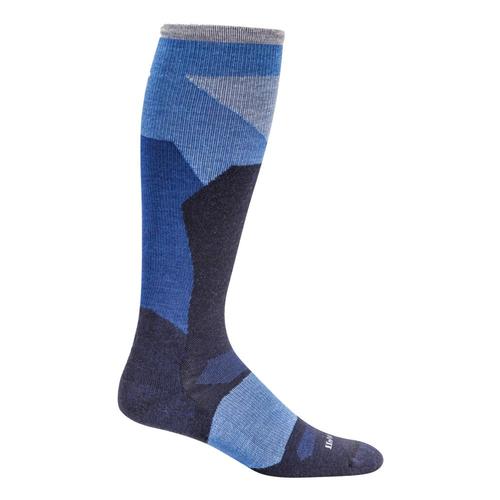 SockWell Men's Ski Medium Graduated Compression Socks Navy_600