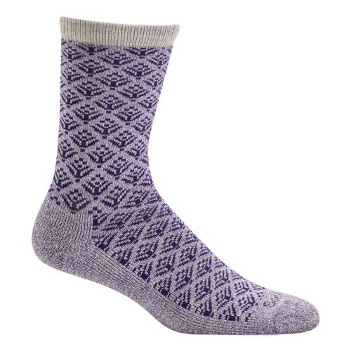 SockWell Women's Sweet Pea Essential Comfort Socks Plum_350