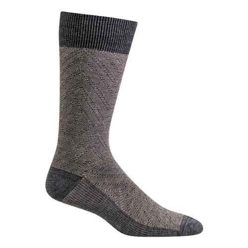 SockWell Men's Fiber Optics Essential Comfort Socks Ltgrey_800