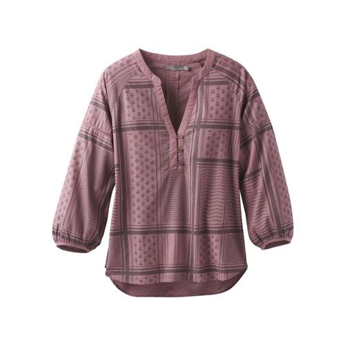 prAna Women's Elena Top Darkmauve