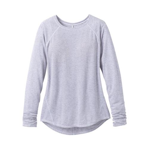 prAna Women's Iselle Long Sleeve Top Silverhthr