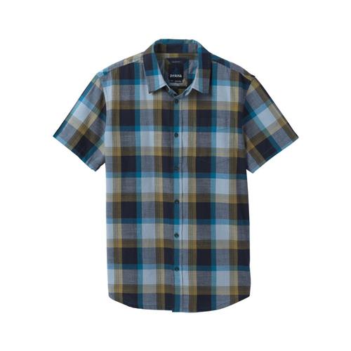 prAna Men's Benton Shirt - Slim Rockblue