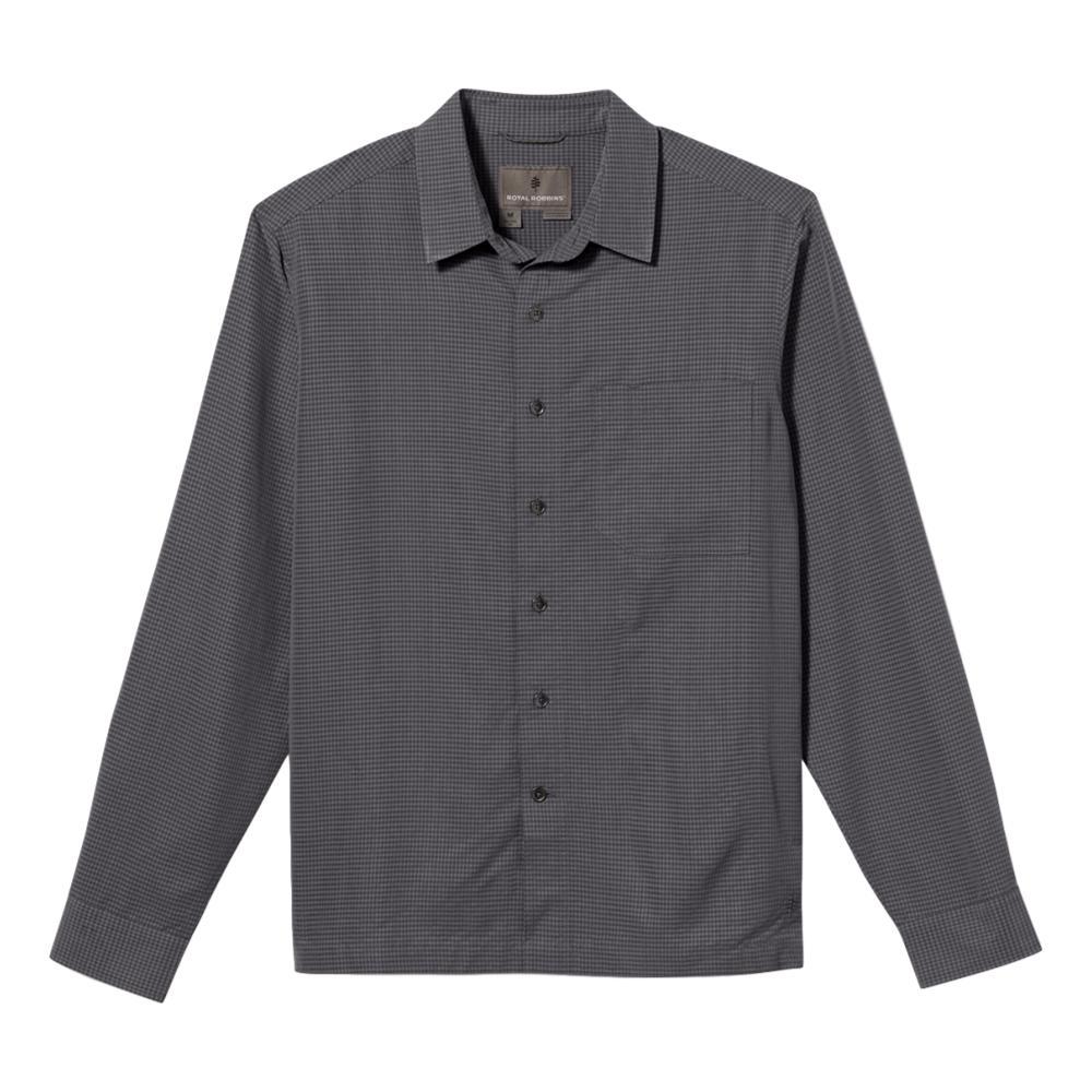 Royal Robbins Men's Desert Pucker Dry Long Sleeve Shirt ASPHALT568