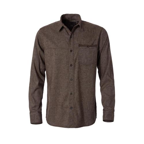 Royal Robbins Men's Hemp Blend Long Sleeve Shirt Coffee127