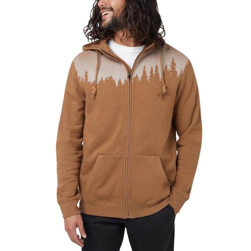 tentree Men's Juniper Zip Hoodie Rubberbrwn