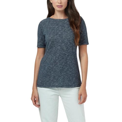 tentree Women's Klanawa Short Sleeve Top Darkocean