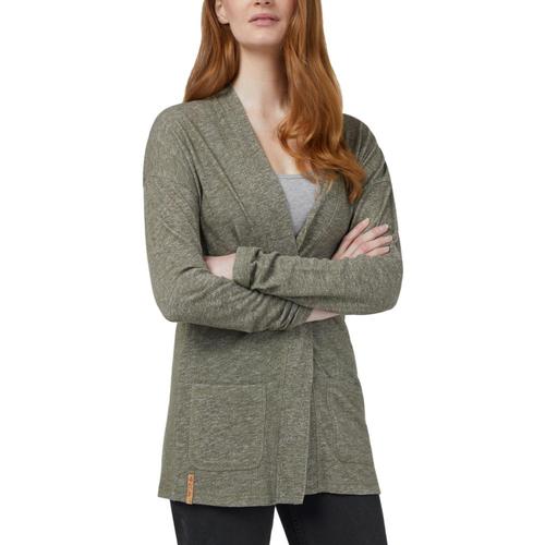tentree Women's Alouette Long Sleeve Cardigan Olive