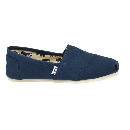 TOMS Men's Classic Canvas Shoes - Navy Navy