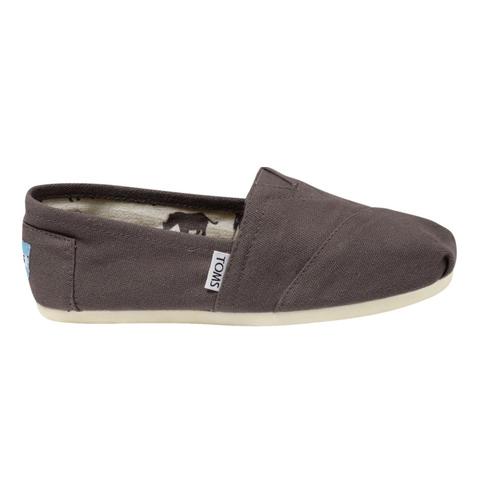 TOMS Women's Classic Canvas Shoes - Grey Grey
