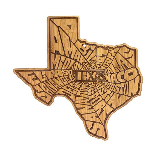 Totally Bamboo A Spin Around Texas Cutting Board