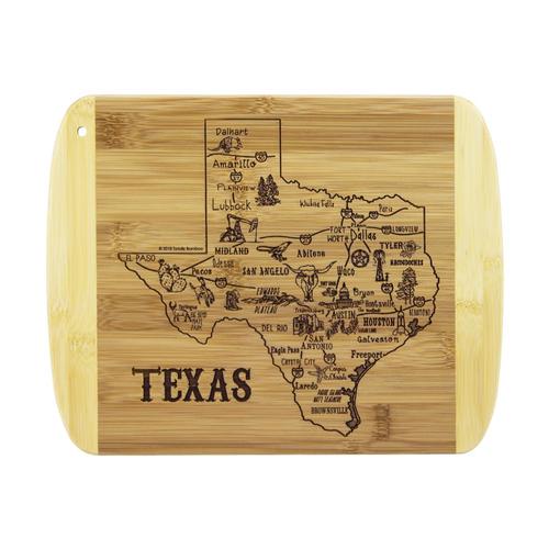 Totally Bamboo A Slice Of Life Texas Cutting Board