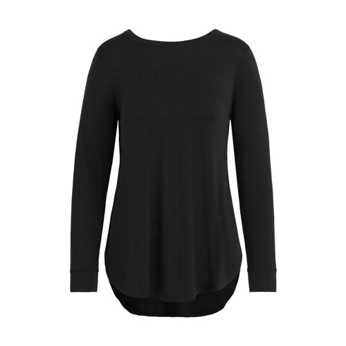 tasc Women's Jenny Long Sleeve Top Black_001