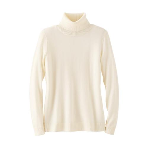 Pendleton Women's Timeless Merino Turtleneck Ivory_72080