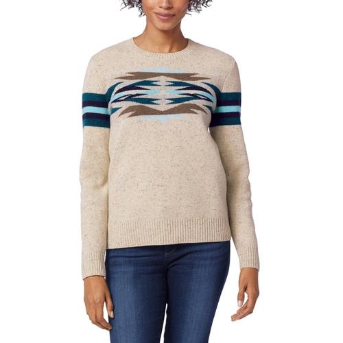 Pendleton Women's Desert Gem Wool Sweater Sand_73736