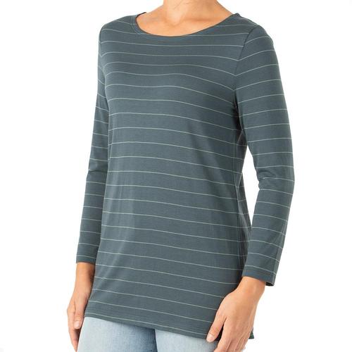 Free Fly Women's Bamboo Shoreline 3/4 Sleeve Top Dusk_103