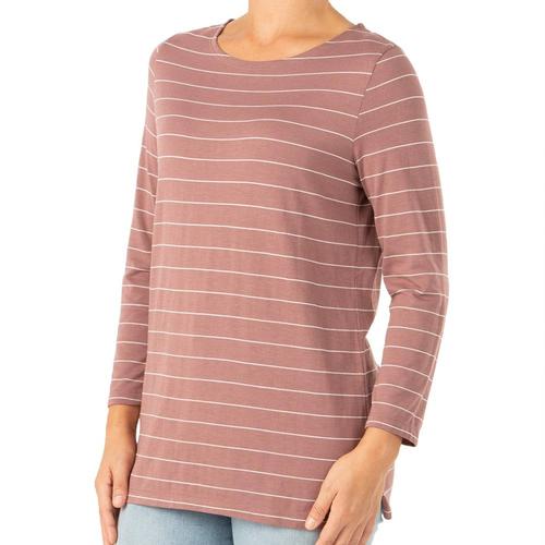 Free Fly Women's Bamboo Shoreline 3/4 Sleeve Top Sangria_104