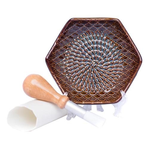 The Grate Plate Handmade Ceramic Grater Tortoise