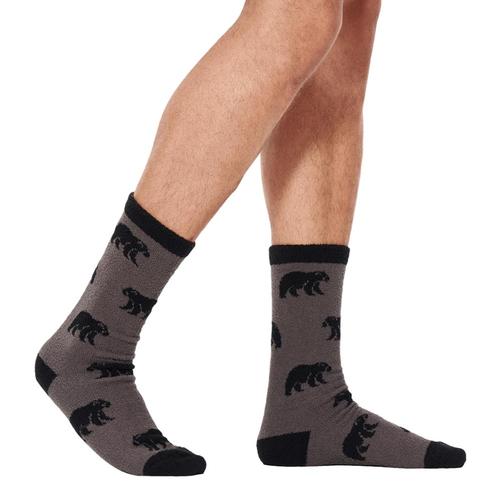 UGG Men's Clint Novelty Crew Socks Black_blk