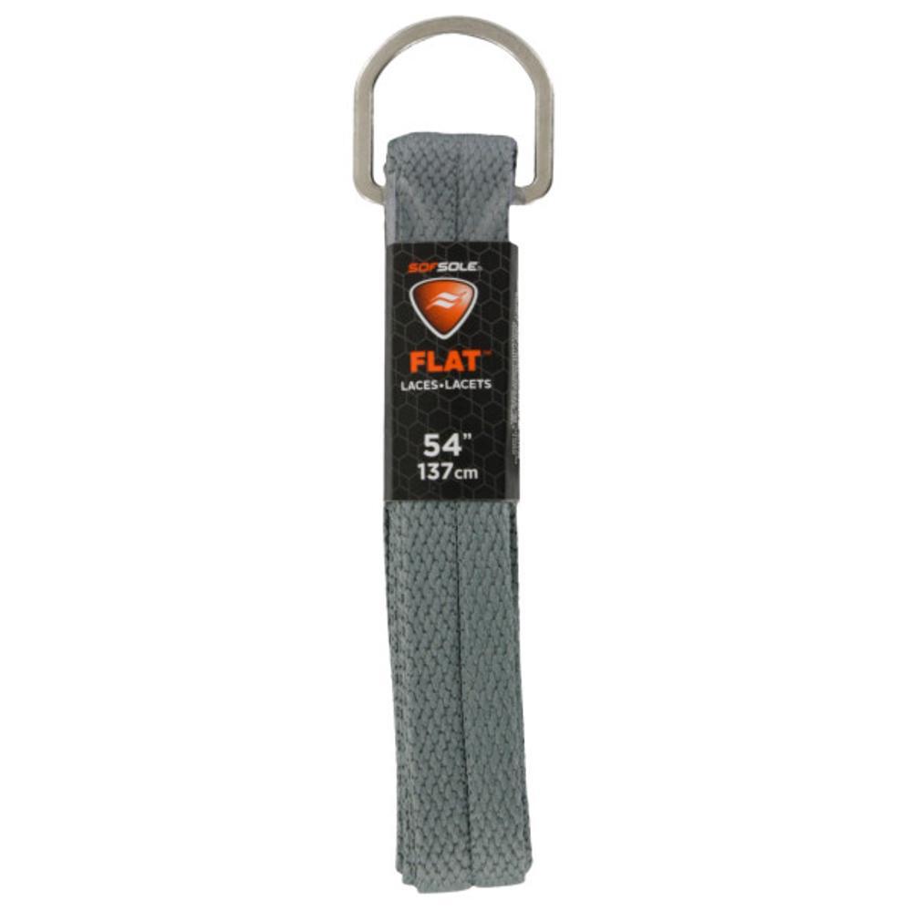 Sof Sole Athletic Flat Laces - 54in CHARCOAL