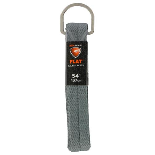 Sof Sole Athletic Flat Laces - 54in Charcoal