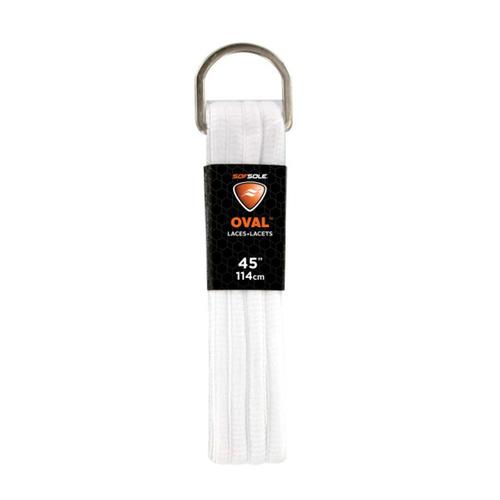 Sof Sole Athletic Oval Laces - 45in White