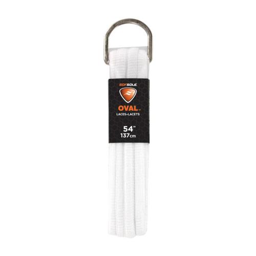 Sof Sole Athletic Oval Laces - 54in White