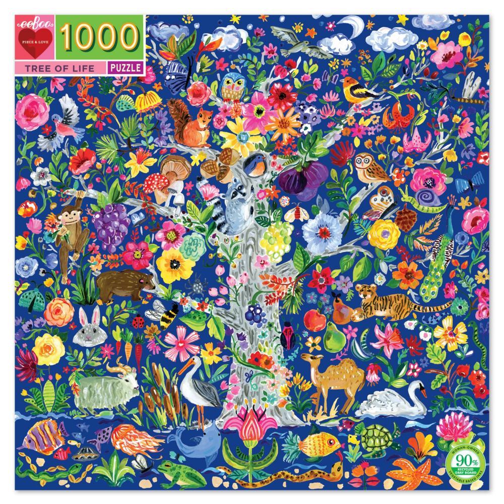  Eeboo Tree Of Life 1000 Piece Jigsaw Puzzle