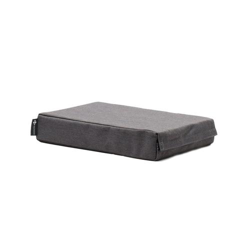 Halfmoon Chip Foam Yoga Block with Cover Charcoal