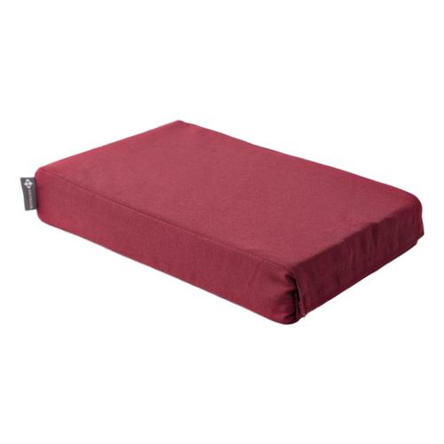 Halfmoon Chip Foam Yoga Block with Cover Garnet