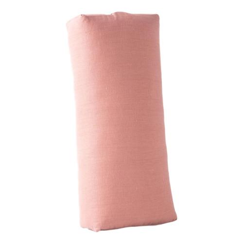 Halfmoon Rectangular Bolster - Limited Edition Rose_clay_linen