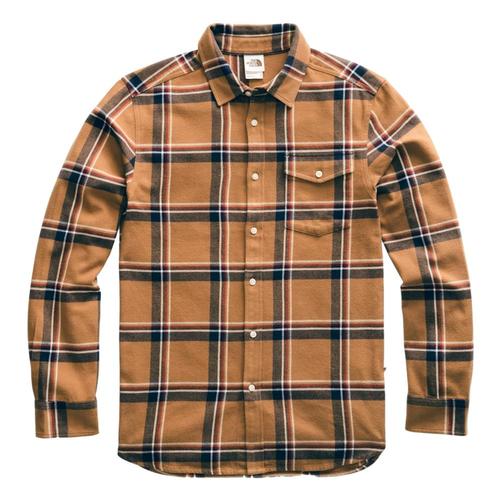 The North Face Men's Long Sleeve Arroyo Flannel Shirt Brwngully_ge5