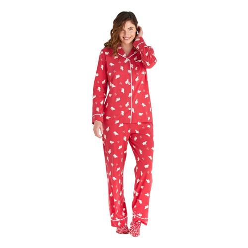 Life is Good Women's Polar Bear LIG Sleep Set Americana