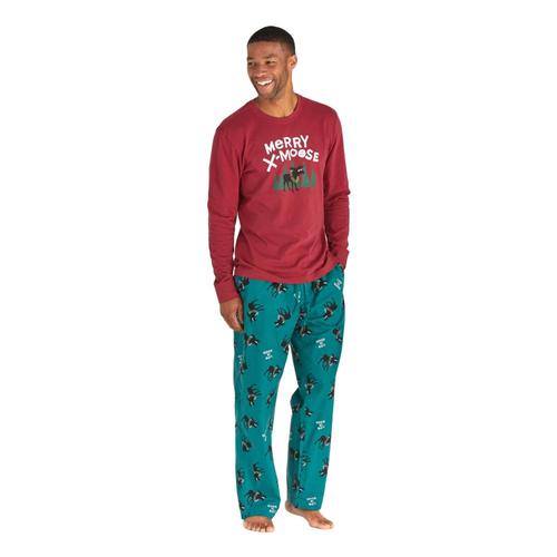 Life is Good Men's X-Moose Classic Sleep Pants Greenmoose
