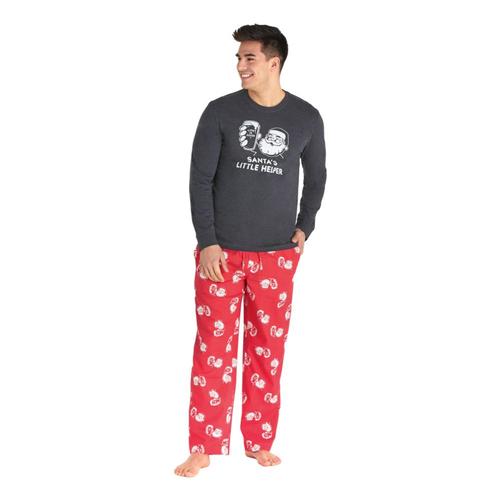 Life is Good Men's Santa's Helper Classic Sleep Pants Amerired