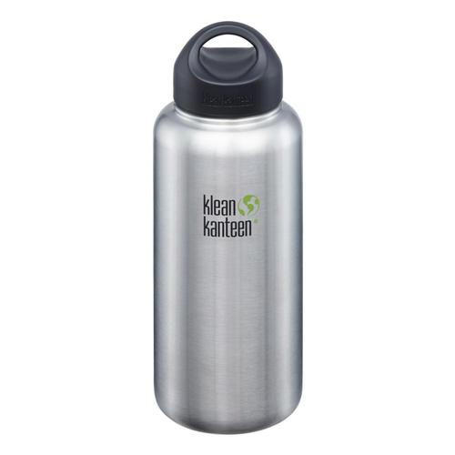 Klean Kanteen Wide Bottle w/Loop Cap - 40oz Brushed.Stnls