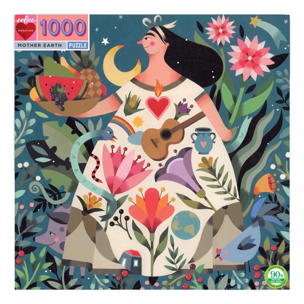  Eeboo Mother Earth 1000 Piece Jigsaw Puzzle