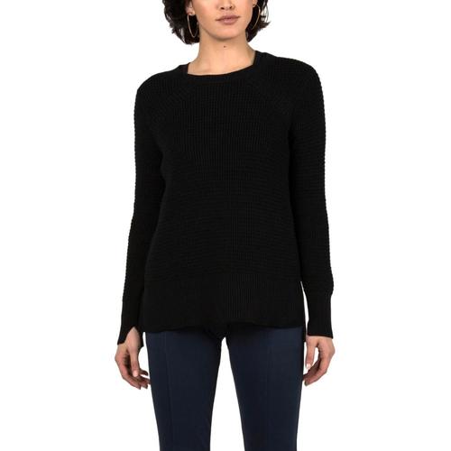 Indigenous Designs Waffle Knit Sweater Black