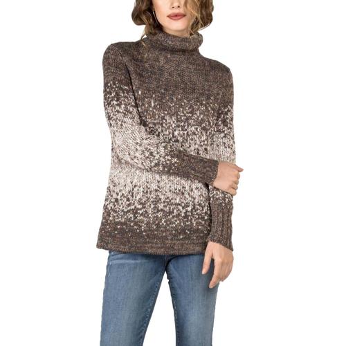 Indigenous Designs Women's Speckled Funnel Neck Pullover Neutral