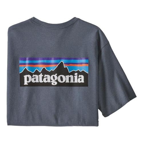 Patagonia Men's P-6 Logo Responsibili-Tee Pgrey_plgy