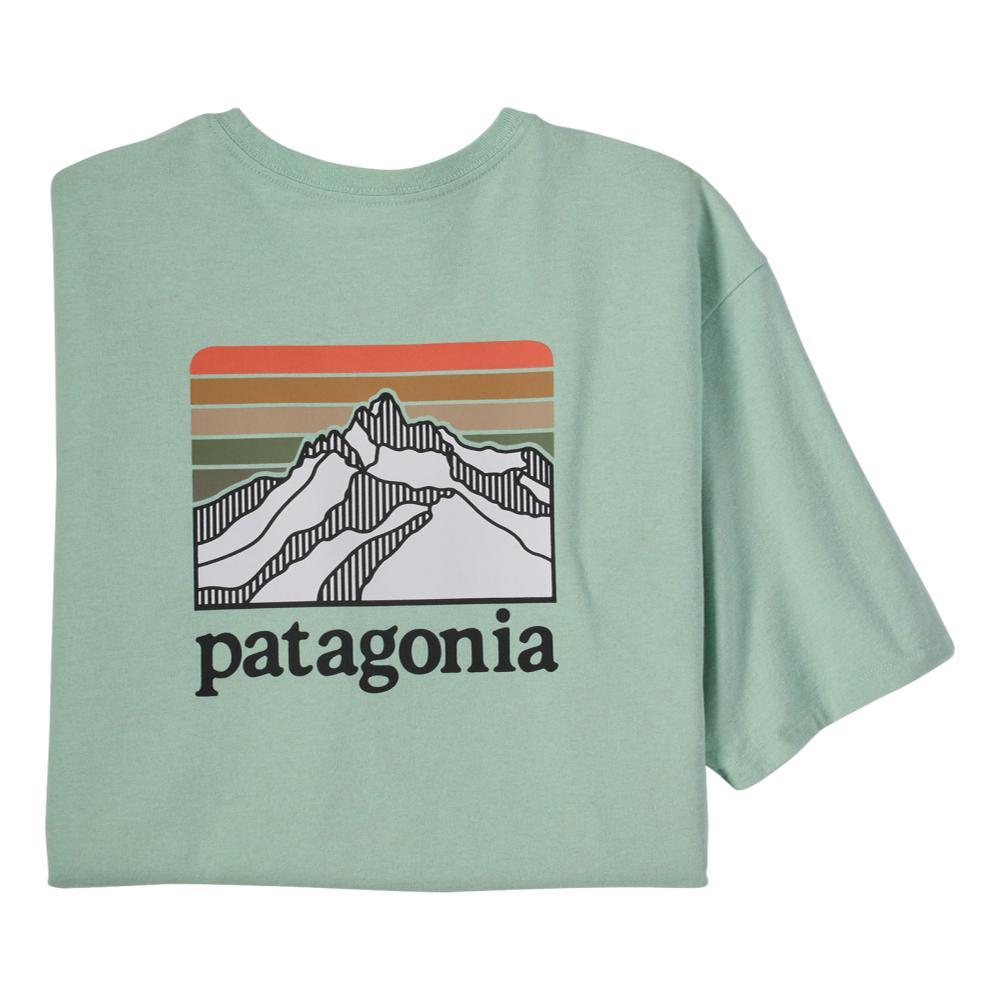 Patagonia Men's Line Logo Ridge Pocket Responsibili-Tee GREEN_TEAG