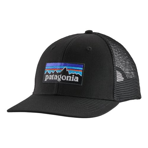 Patagonia P-6 Logo Trucker Hat Black_blk